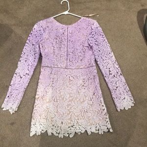 Purple ombrè romper